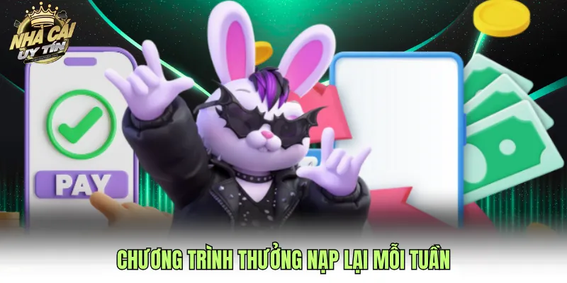 Chương trình thưởng nạp lại mỗi tuần