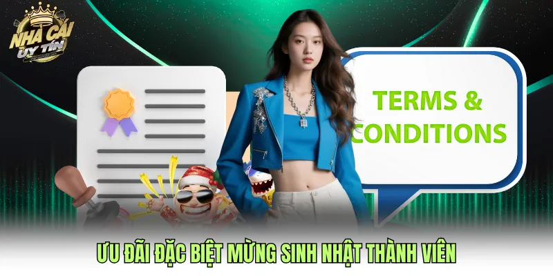 Ưu đãi đặc biệt mừng sinh nhật thành viên